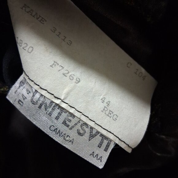 Vintage CAMBRIDGE Houndstooth Check Tweed Sport Jacket Ivy League Size 44 - Picture 12 of 14